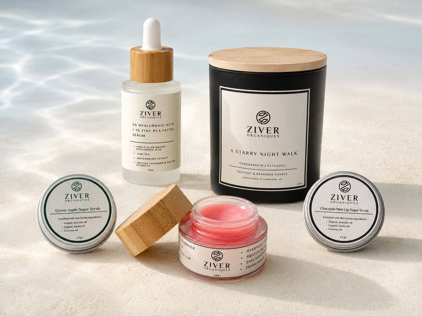 The Hydration Reset – Five-Piece Skincare & Candle Set