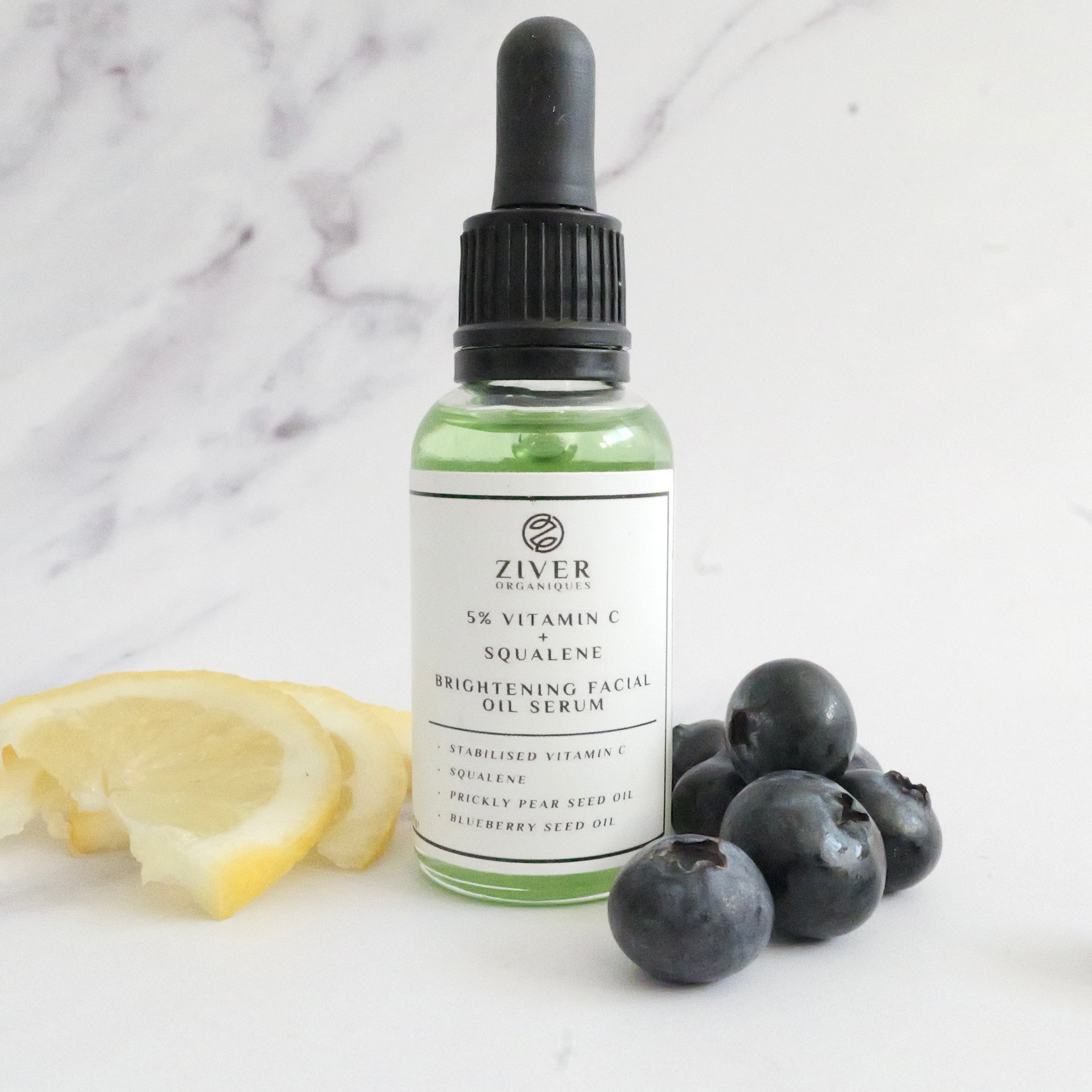 5% Vitamin C + Squalene Brightening Facial Oil Serum