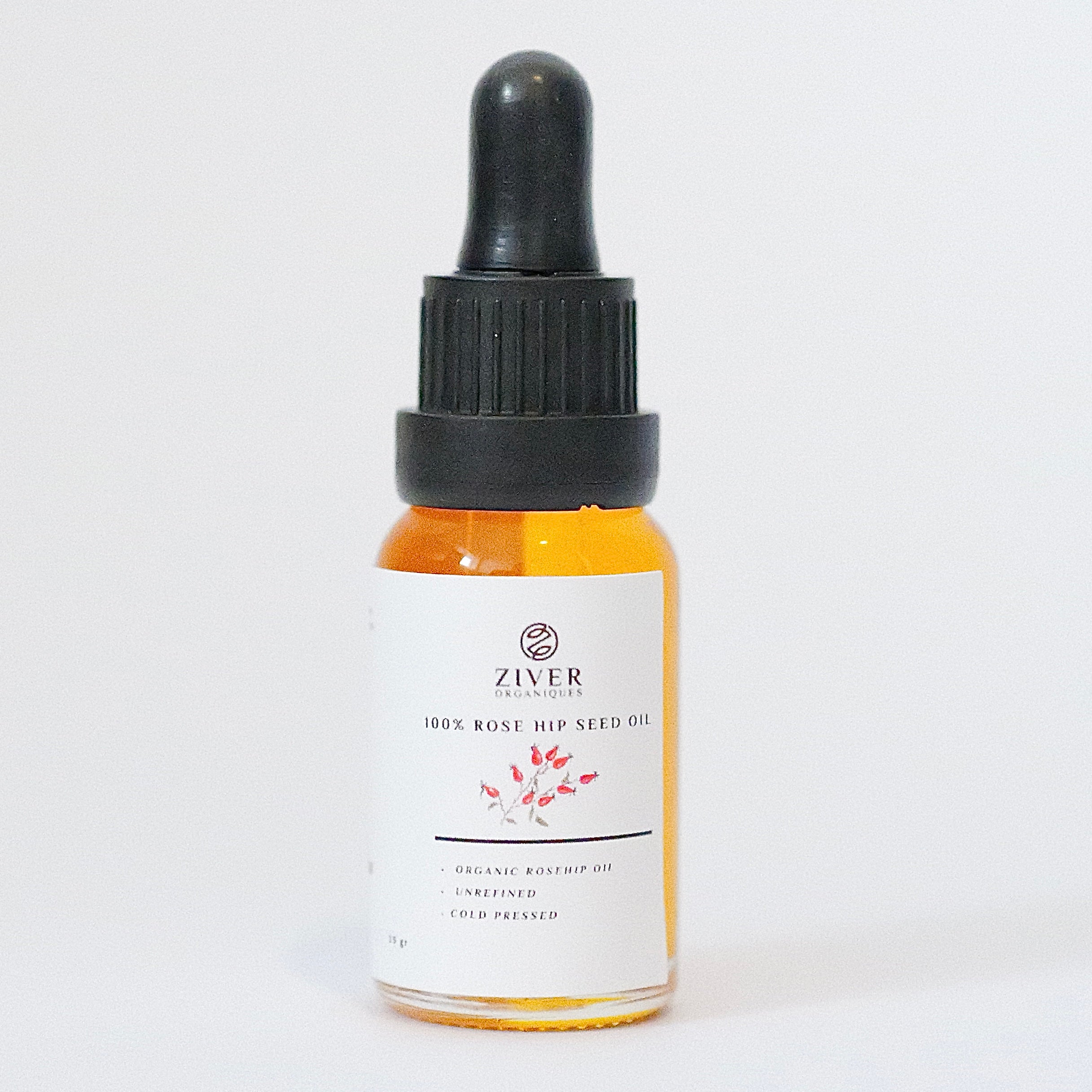 100% Organic Cold-Pressed Rosehip Seed Oil