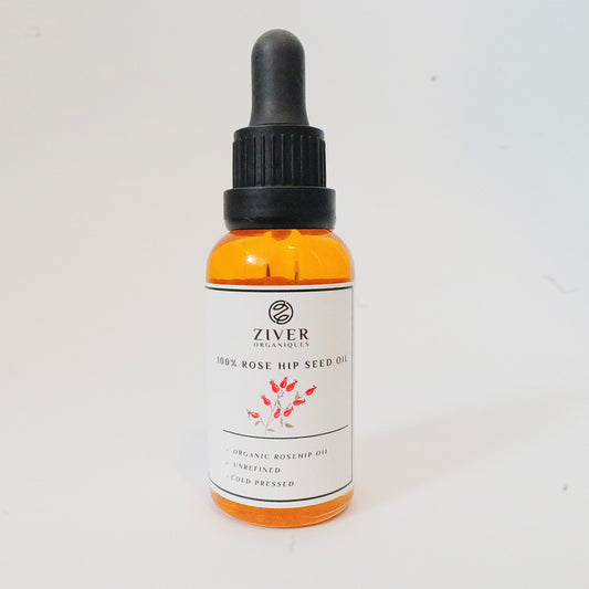 100% Organic Cold-Pressed Rosehip Seed Oil
