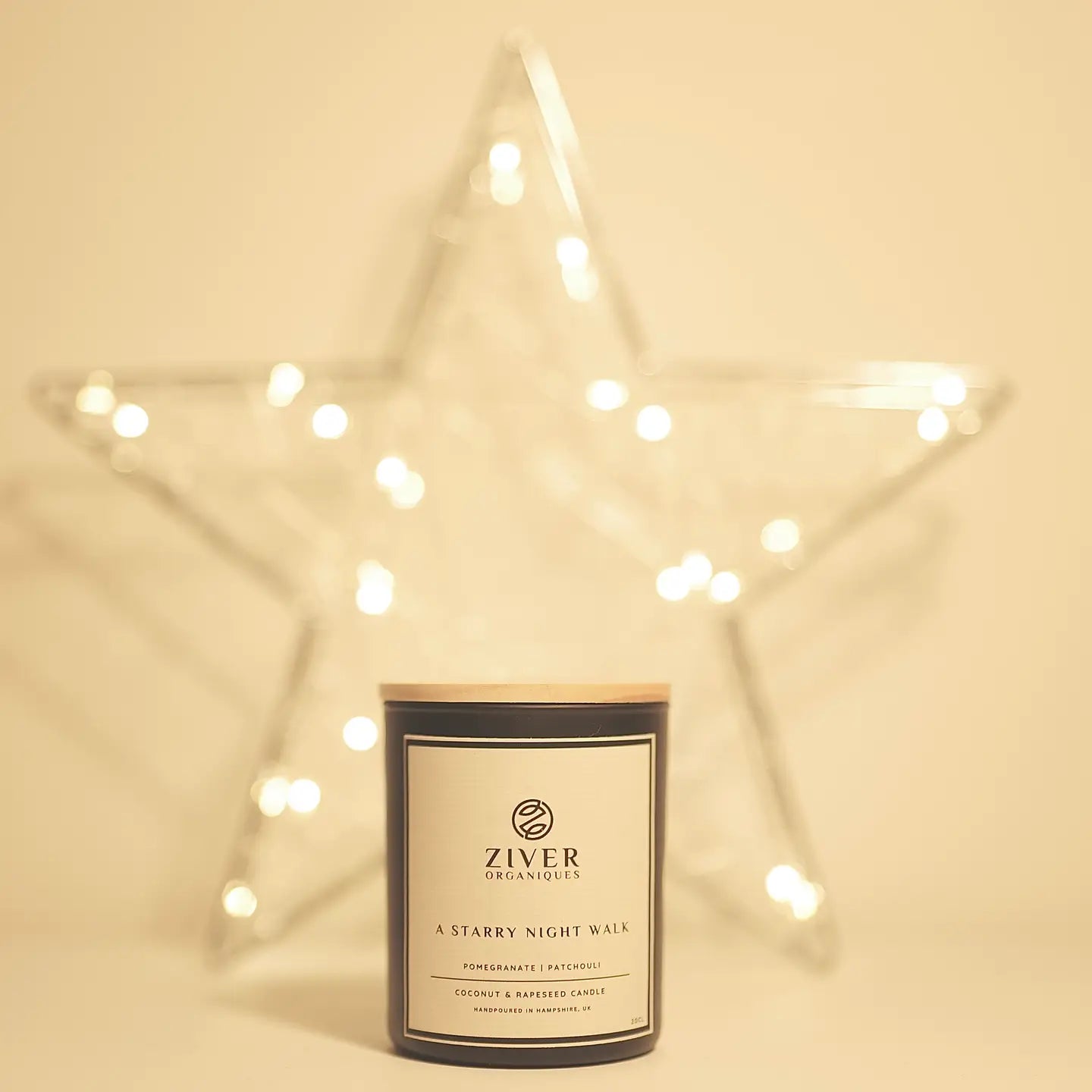 A STARRY NIGHT WALK - Pomegranate & Patchouli Scented Candle