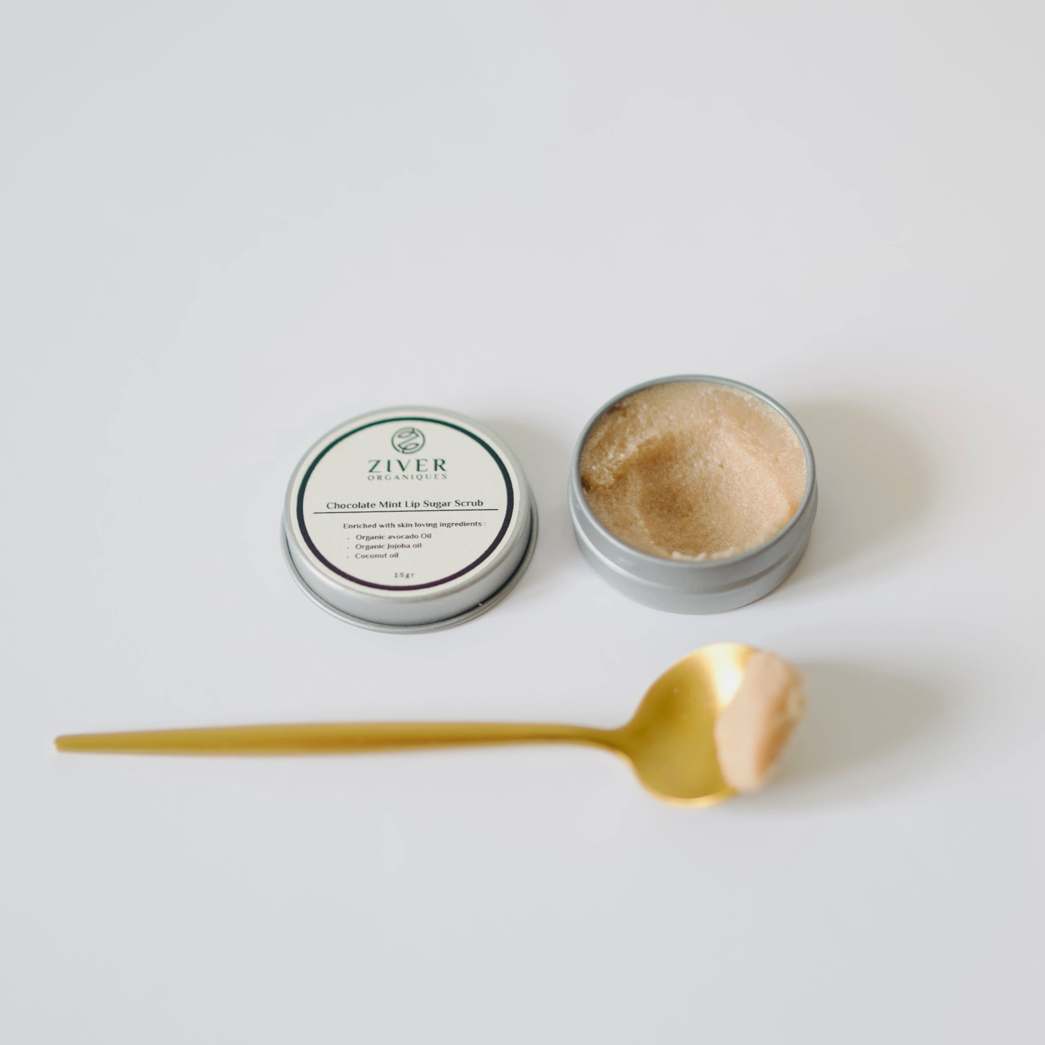 Chocolate Mint Sugar Lip Scrub