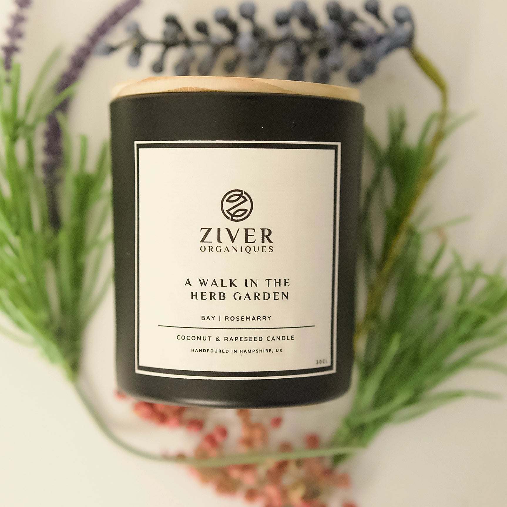 A Walk in the Herb Garden | Bay and Rosemary Scented Candle