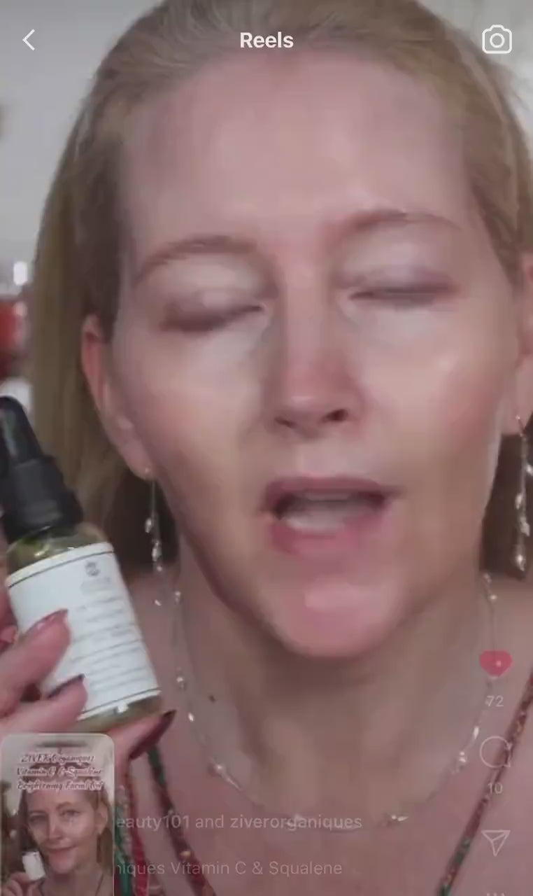 5% Vitamin C + Squalene Brightening Facial Oil Serum