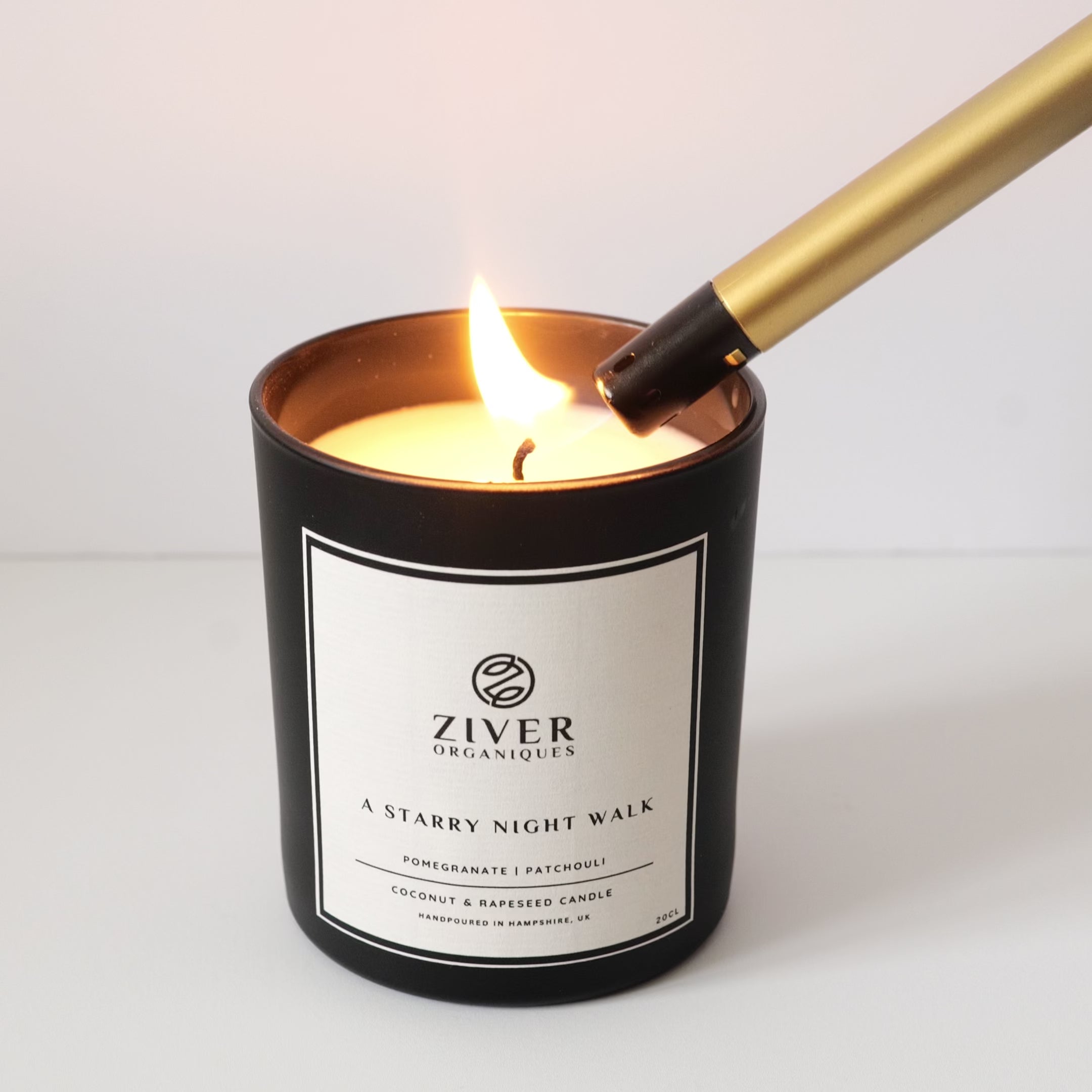 A STARRY NIGHT WALK - Pomegranate & Patchouli Scented Candle