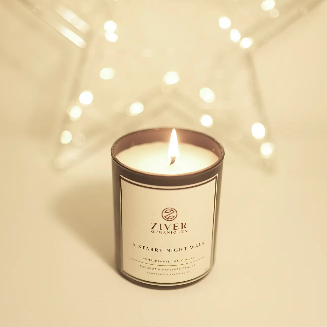 A STARRY NIGHT WALK - Pomegranate & Patchouli Scented Candle