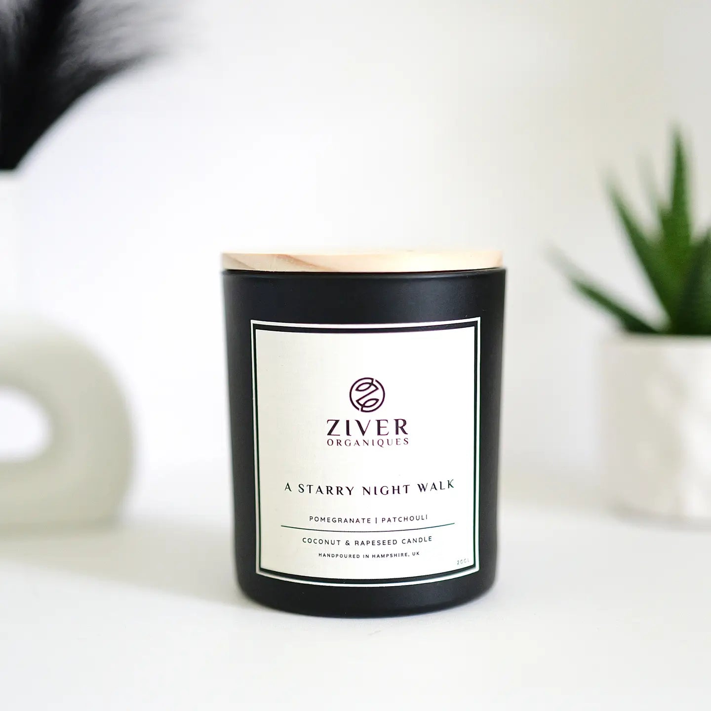 A STARRY NIGHT WALK - Pomegranate & Patchouli Scented Candle