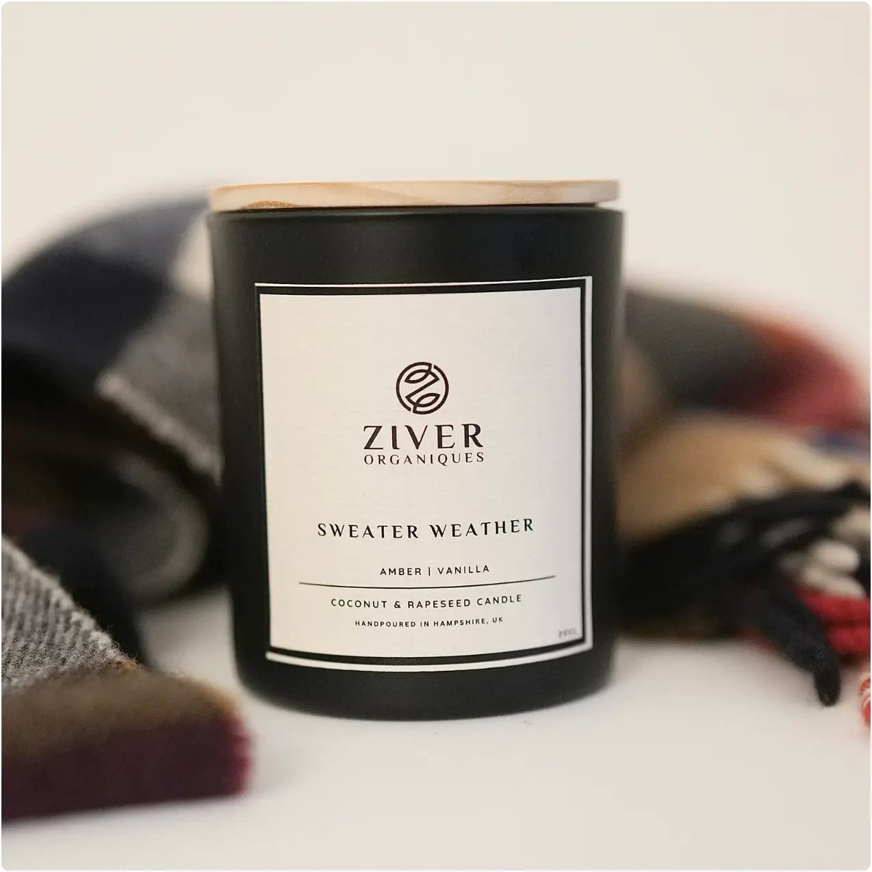 Sweater Weather | Amber Vanilla Scented Candle